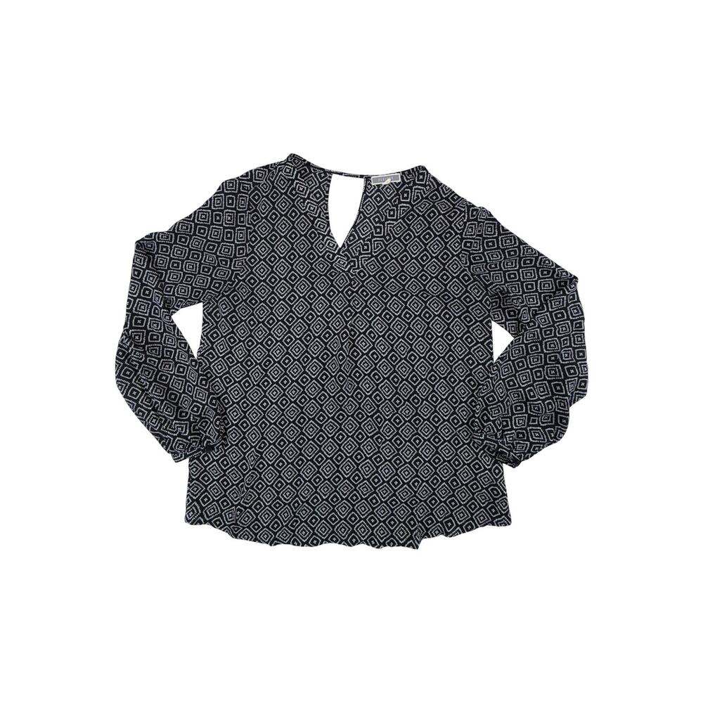 Pleione Geometric Print Blouse S